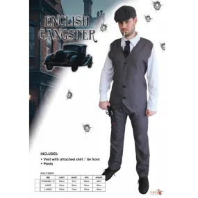 Tommy English Gangster Mens Costume