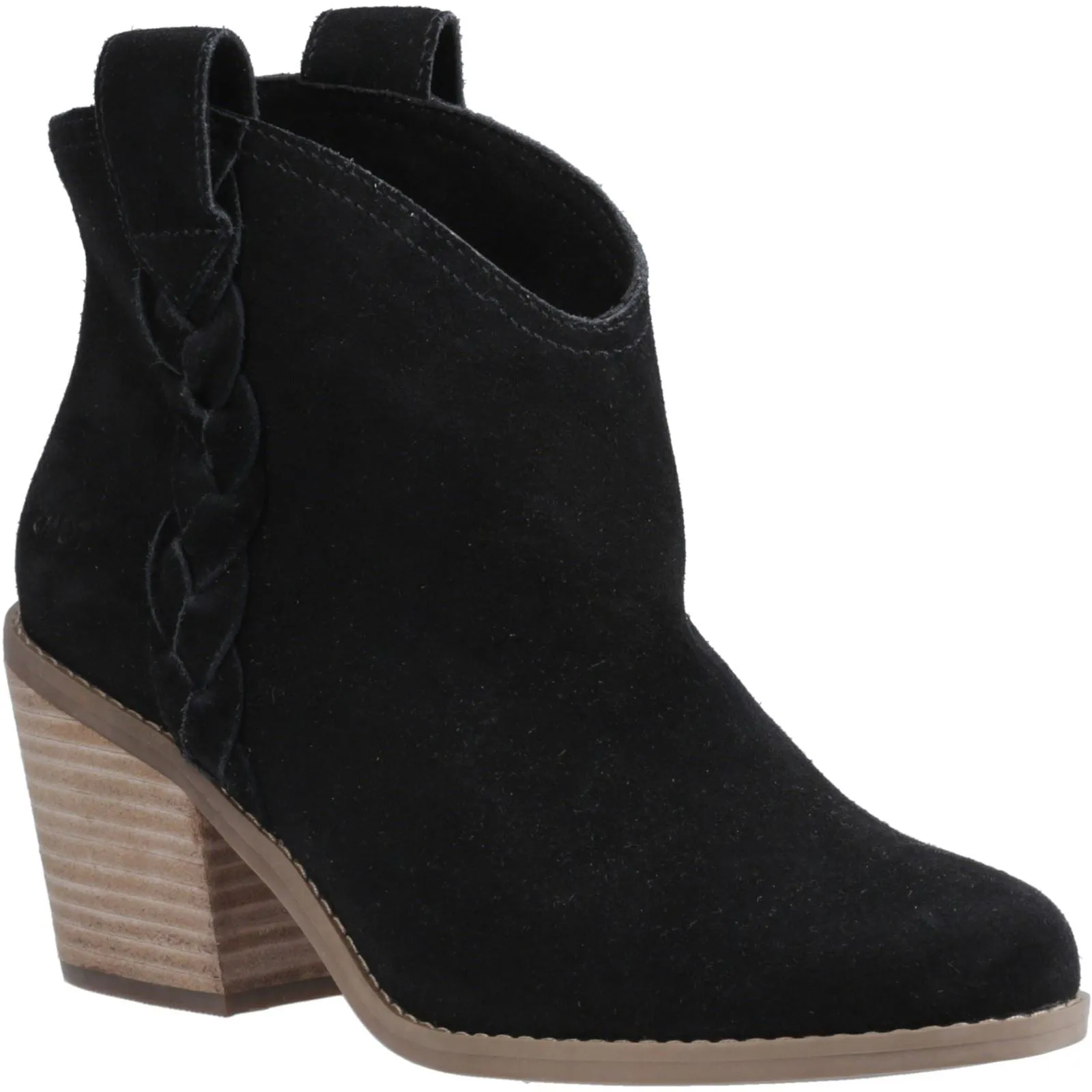 TOMS Constance Leather Women's Black Boots