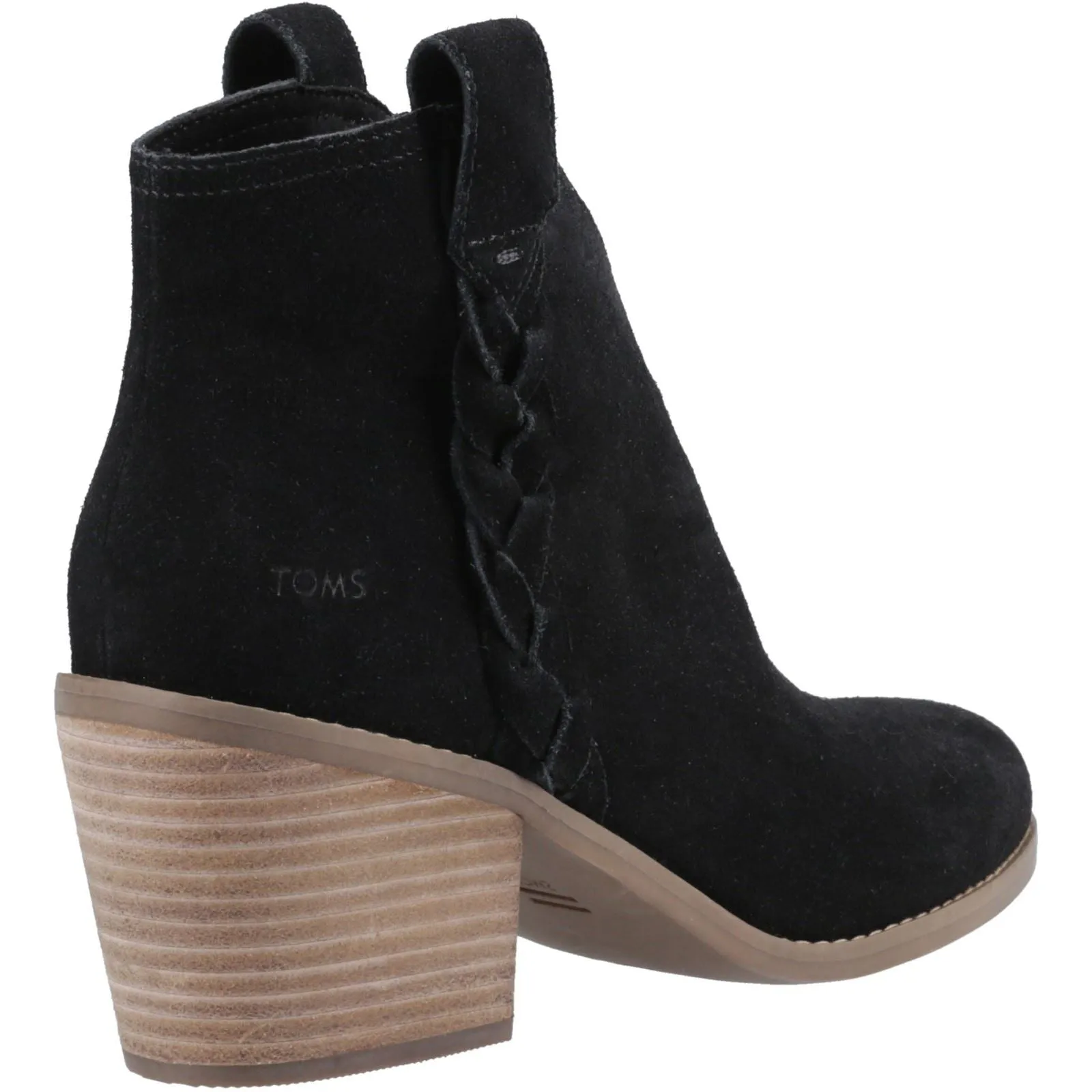 TOMS Constance Leather Women's Black Boots