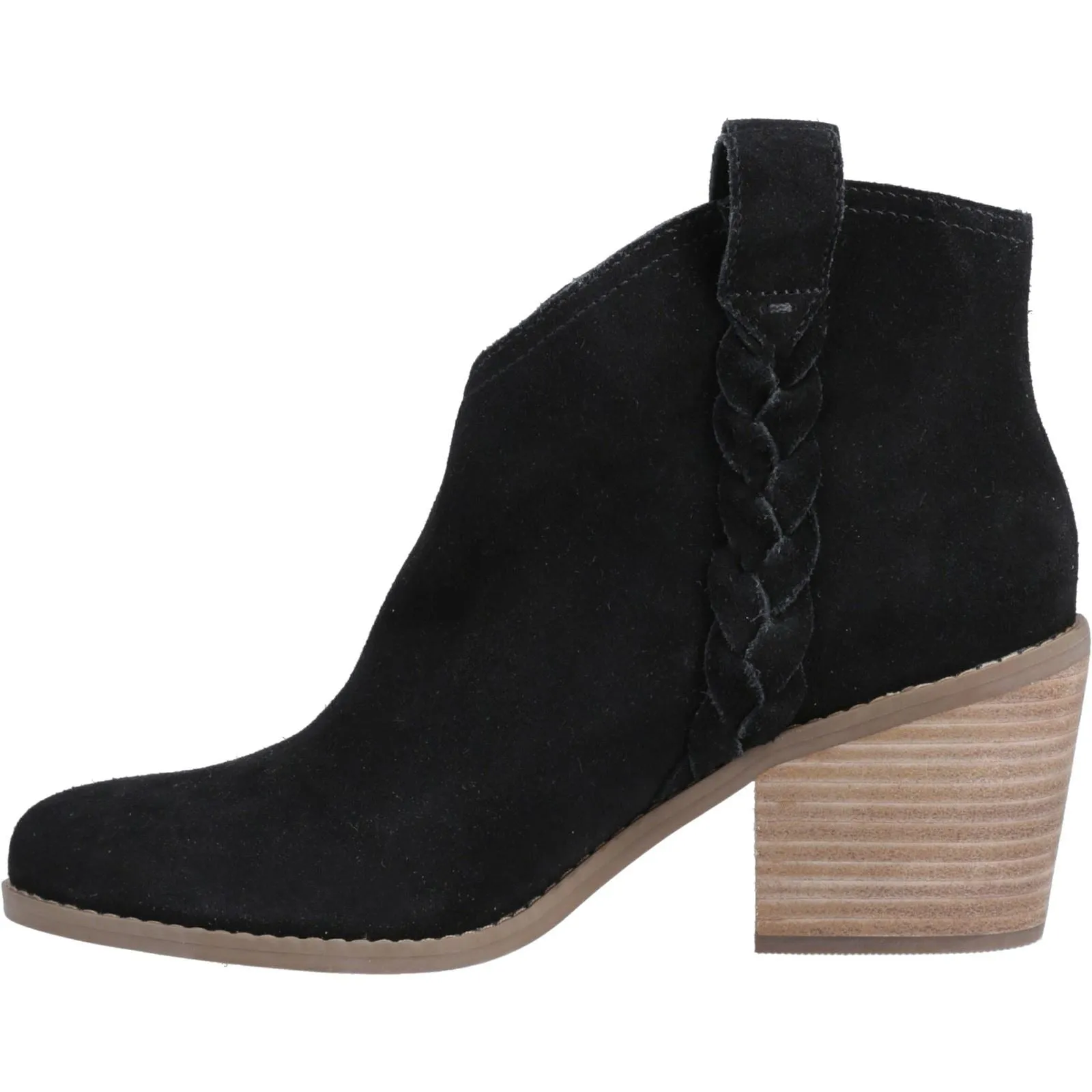 TOMS Constance Leather Women's Black Boots