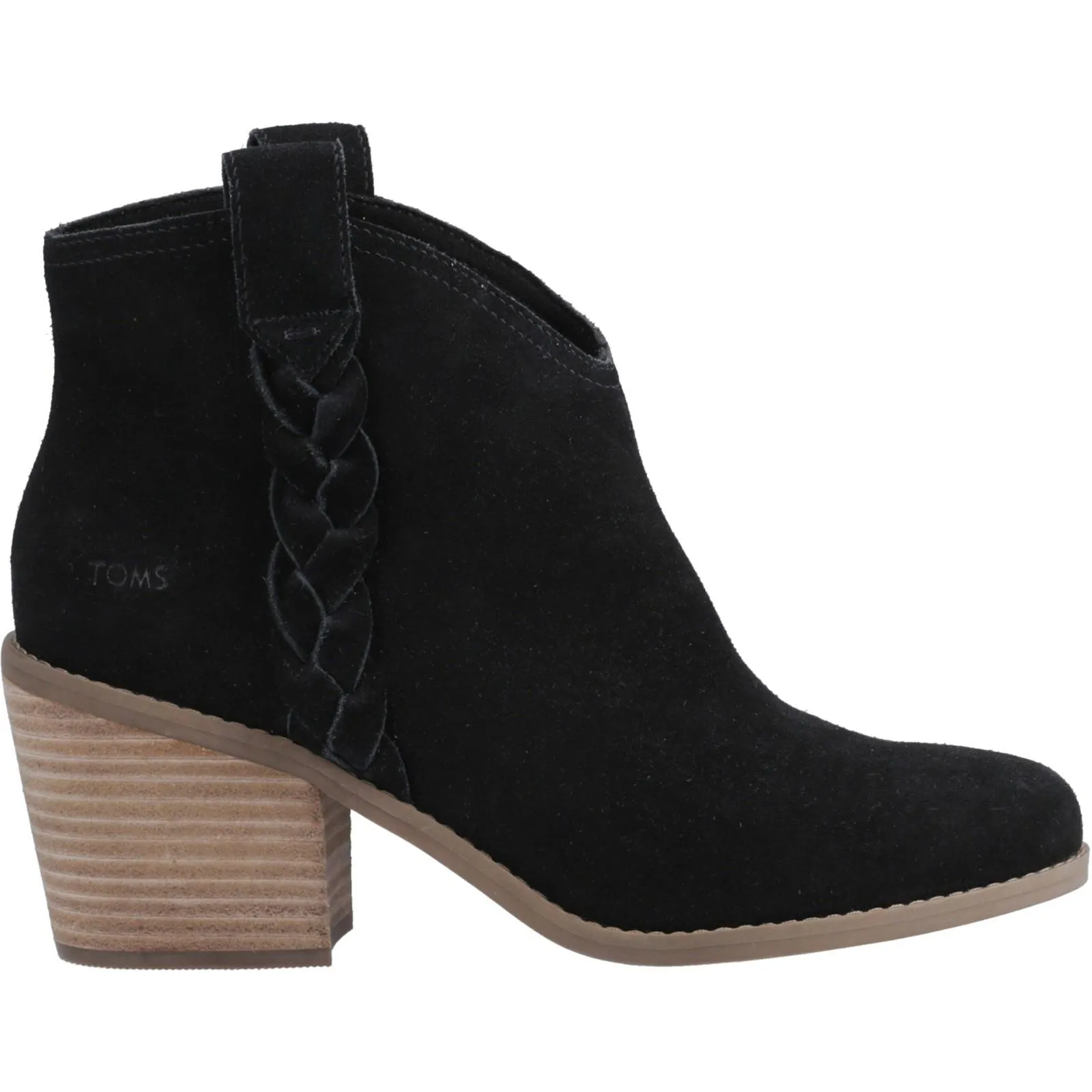 TOMS Constance Leather Women's Black Boots