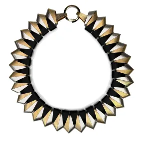 Tri Tone Sunburst Collar