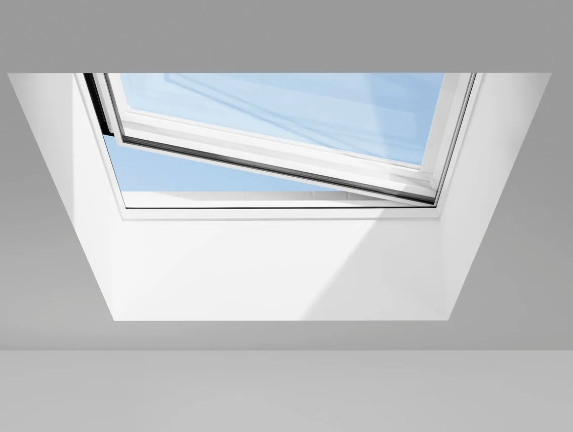 VELUX CVU 090060 1093 INTEGRA® Electric Curved Glass Rooflight Package 90 x 60 cm (Including CVU Double Glazed Base & ISU Curved Glass Top Cover)