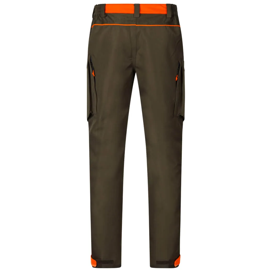 Venture Trousers - Pine Green/Hi-Vis Orange by Seeland