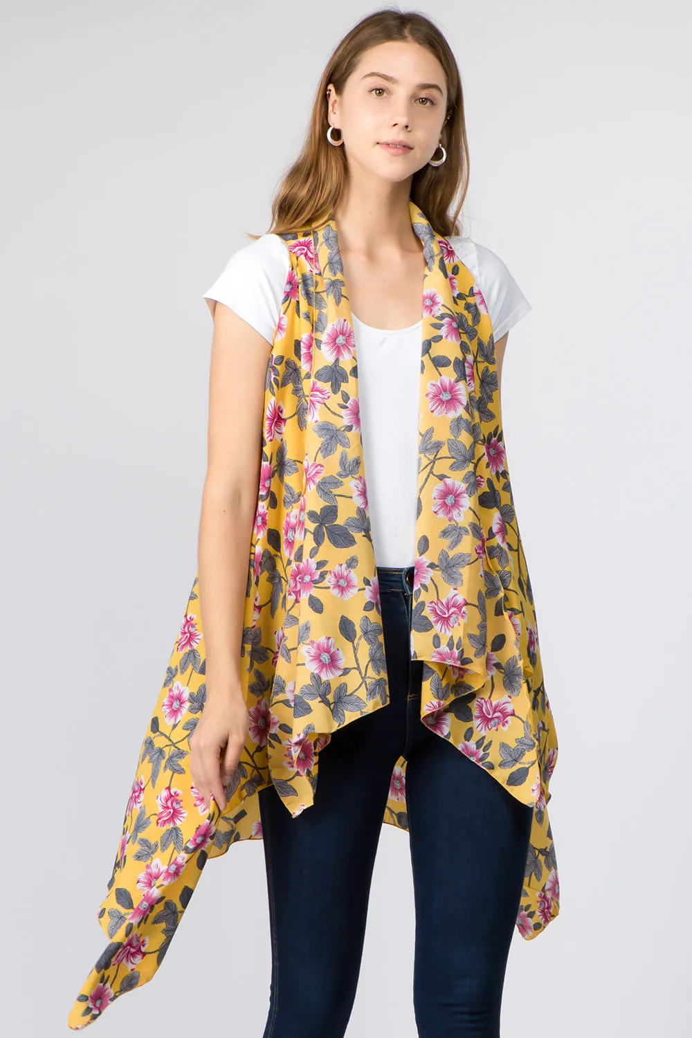 VP-93B8 flower vine design vest