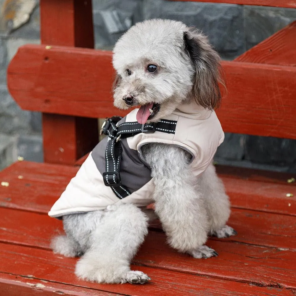 Warm Two-Legged Dog Vest for Autumn & Winter