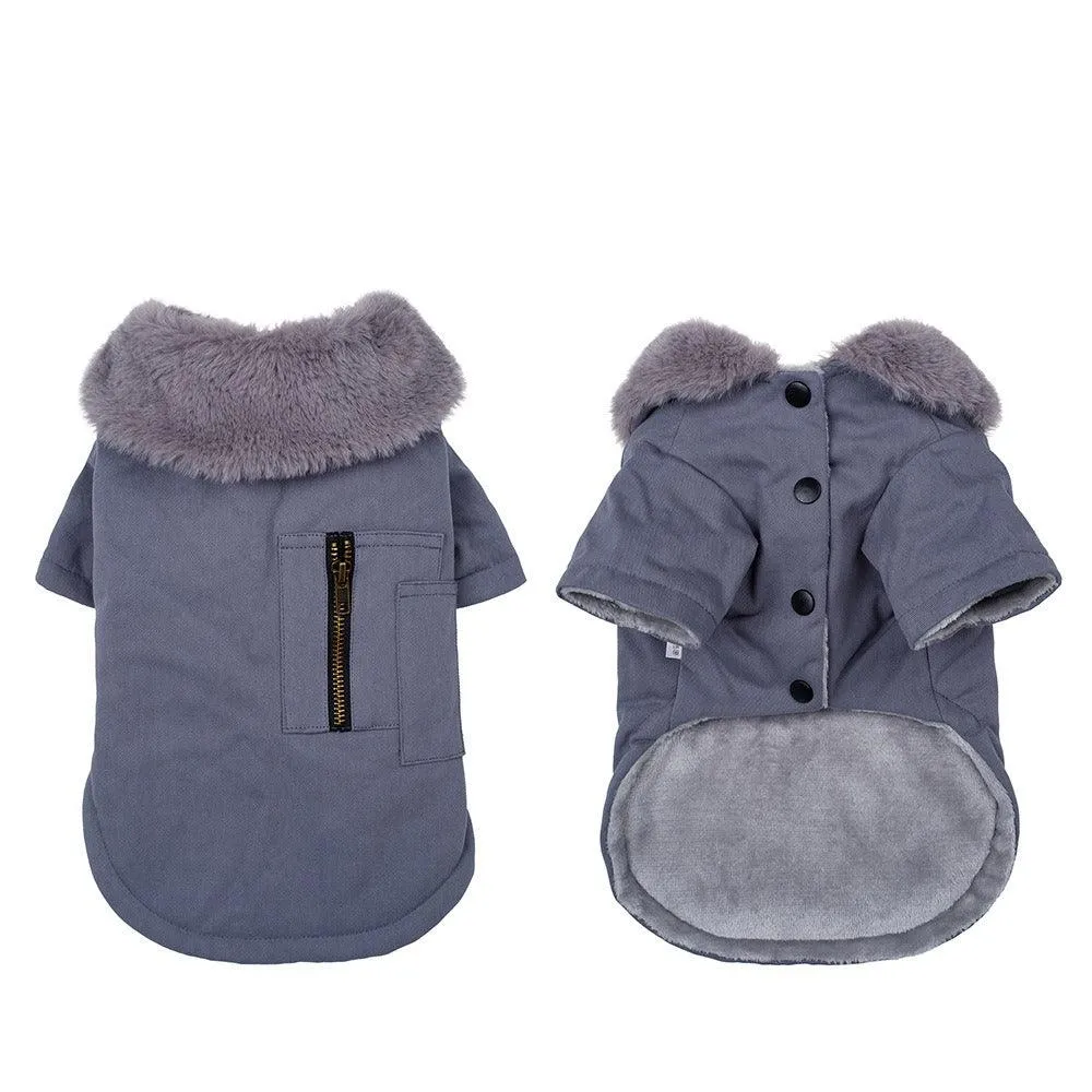 Warm Two-Legged Dog Vest for Autumn & Winter