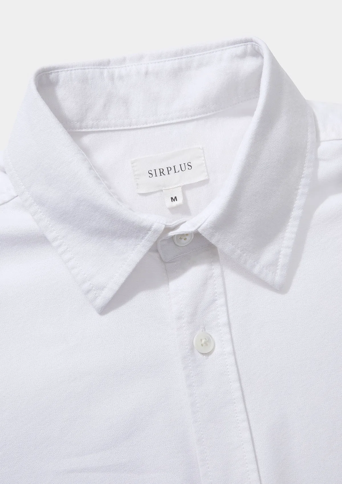 White Oxford Collared Shirt