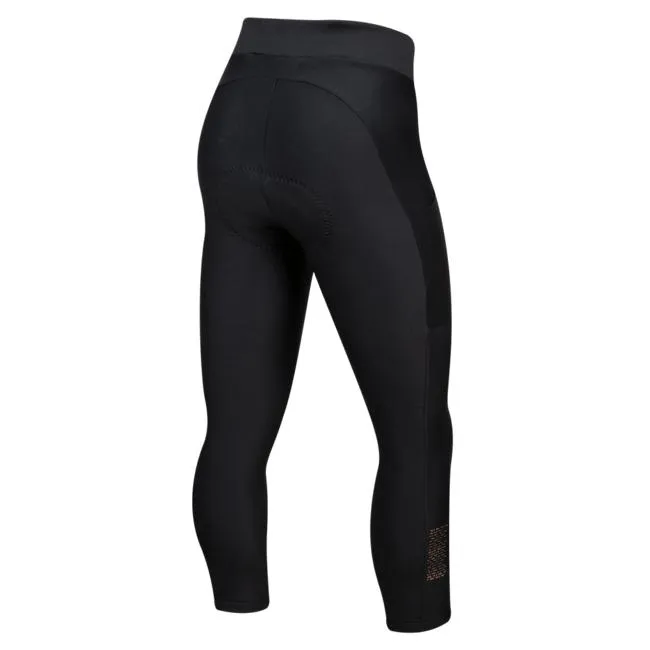 Women's Sugar Thermal Crop Bike Tights - Black