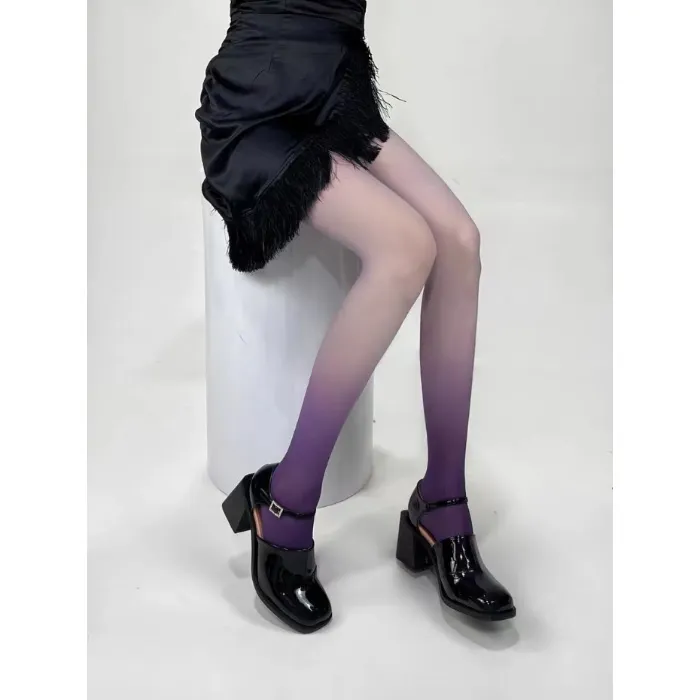 Y2k gradient color tights