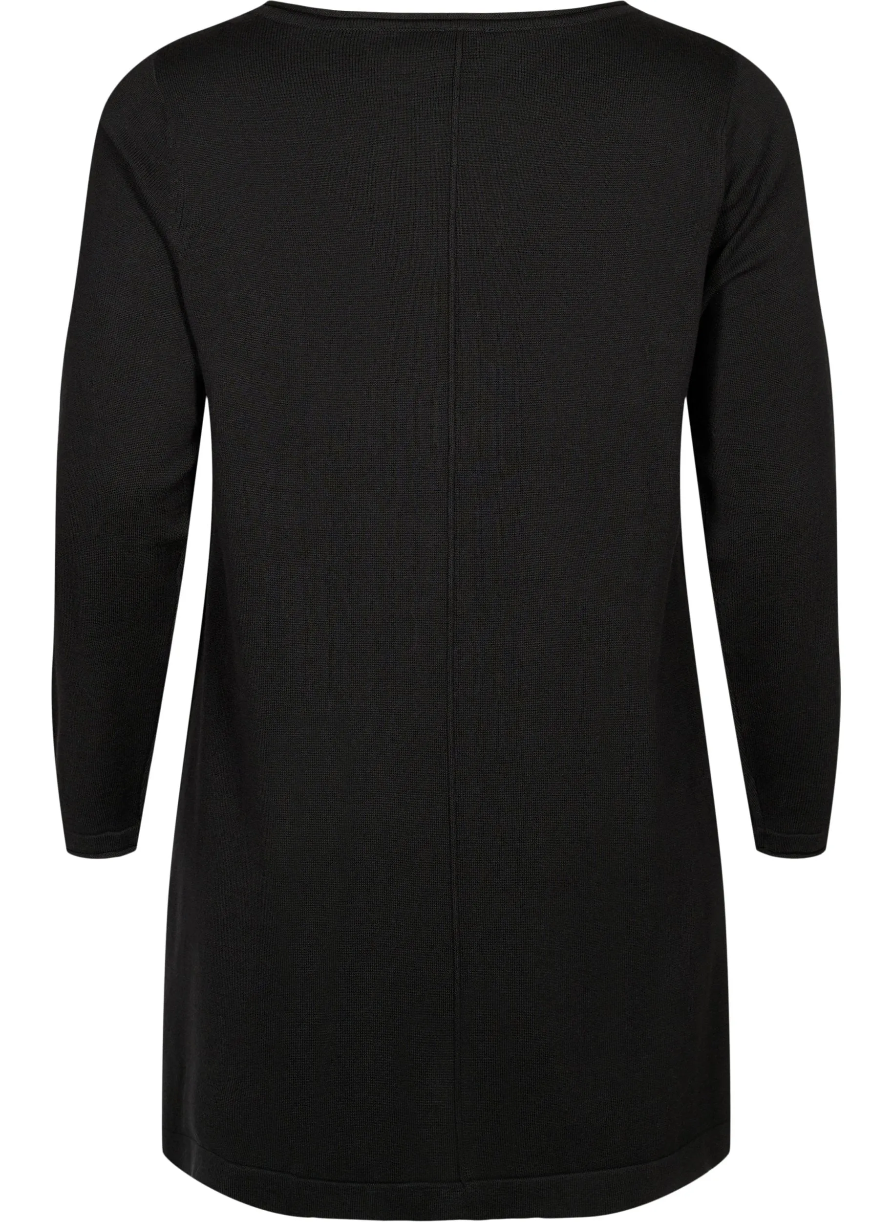 Zizzi Shape Knit Dress in Black